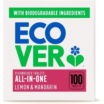 Ecover - All-in-One Geschirrspültabs - 100 Stück Ecover - All-in-One Geschirrspültabs - 100 Stück