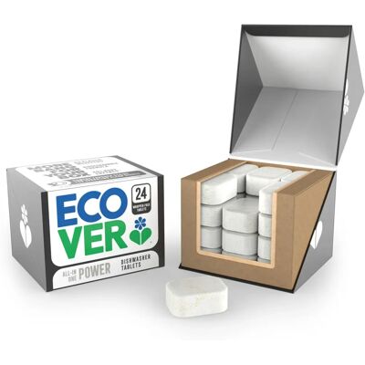 Ecover Dishwasher Tablets All in One POWER 24 Tablets - Dishwasher Tablets Ecover Dishwasher Tablets All in One POWER 24 Tablets - Dishwasher Tablets