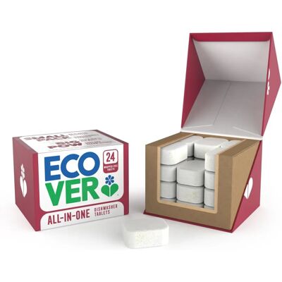 Ecover Dishwasher Tablets All in One Plastic Free - Dishwasher Tablets Ecover Dishwasher Tablets All in One Plastic Free - Dishwasher Tablets