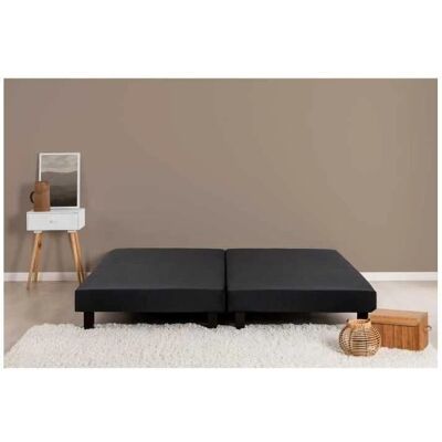 DEKO DREAM Rakenne Lit Base - 180x200cm, Noir, 12 Lattes - Publicité DEKO DREAM Rakenne Lit Base - 180x200cm, Noir, 12 Lattes - Publicité
