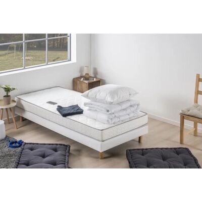 Deko Dream Ensemble de Literie - Matelas en Mousse à Mémoire - 14cm de Hauteur - Publicité Deko Dream Ensemble de Literie - Matelas en Mousse à Mémoire - 14cm de Hauteur - Publicité