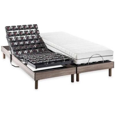 DEKO DREAM Ensemble Relaxation Électrique - 2x90x200 cm Matelas & Sommier - Publicité DEKO DREAM Ensemble Relaxation Électrique - 2x90x200 cm Matelas & Sommier - Publicité