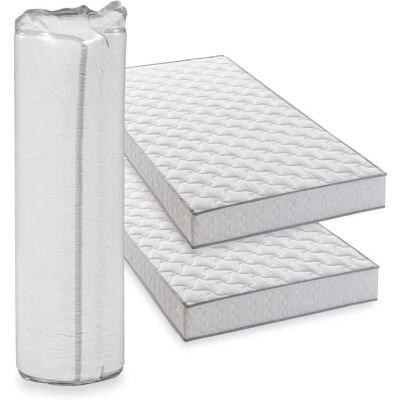 Ensemble de 2 matelas en mousse DEKO DREAM - 90x190cm - 5 zones de confort - Publicité Ensemble de 2 matelas en mousse DEKO DREAM - 90x190cm - 5 zones de confort - Publicité