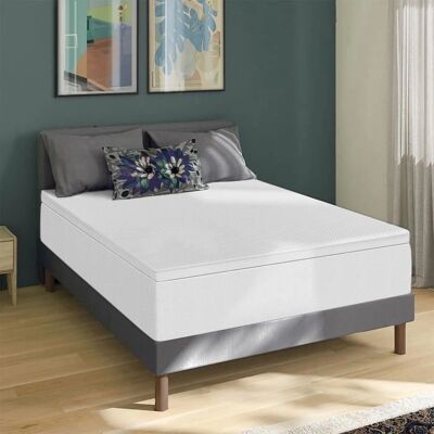 Surmatelas DEKO DREAM Tri-Techno - 160x200cm, 7cm - Surmatelas - Publicité Surmatelas DEKO DREAM Tri-Techno - 160x200cm, 7cm - Surmatelas - Publicité