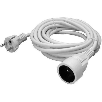 PROFILE Câble de Prolongation - Blanc - 3x1.5mm - 5m - Câble d'extension - Publicité PROFILE Câble de Prolongation - Blanc - 3x1.5mm - 5m - Câble d'extension - Publicité