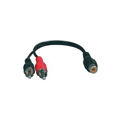 Valueline - CABLE-460/0.2 - 0,2 m - 2 x RCA - audio cable Valueline - CABLE-460/0.2 - 0,2 m - 2 x RCA - audio cable