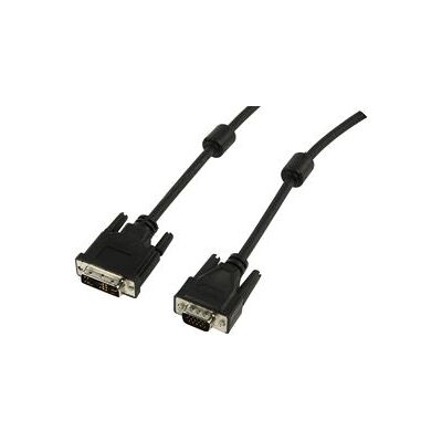 Valueline 195/3 Video-Kabeladapter - 3m DVI-A VGA Schwarz Valueline 195/3 Video-Kabeladapter - 3m DVI-A VGA Schwarz