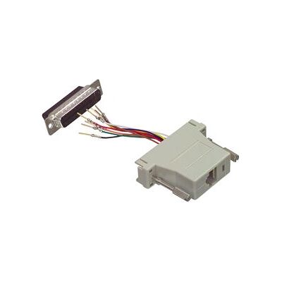 Adaptador de cable Valueline CMP-ADAPT-25M - SUBD 25 pines, RJ45, Gris Adaptador de cable Valueline CMP-ADAPT-25M - SUBD 25 pines, RJ45, Gris