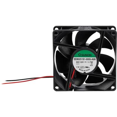 Ventola di raffreddamento Sunon CY 205N - 80x80mm, 12V, 31dB, Cuscinetto a manicotto Ventola di raffreddamento Sunon CY 205N - 80x80mm, 12V, 31dB, Cuscinetto a manicotto