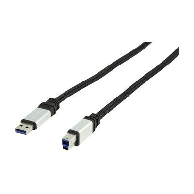 König USB 3.2 Gen 1 1,8m USB-kabel - Dataoverføring, Svart König USB 3.2 Gen 1 1,8m USB-kabel - Dataoverføring, Svart