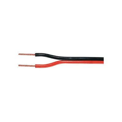 Valueline Model 0.35mm² Audio Cable - Black, Red - 100m Valueline Model 0.35mm² Audio Cable - Black, Red - 100m