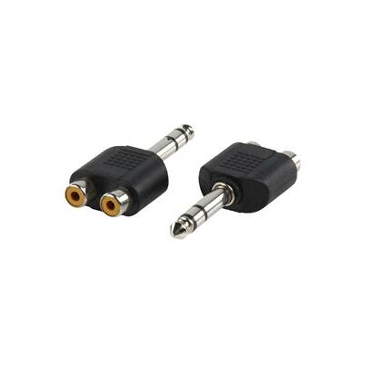 Adapter kablowy RCA 6,35mm Valueline AC-011 - Zmiana płci Adapter kablowy RCA 6,35mm Valueline AC-011 - Zmiana płci