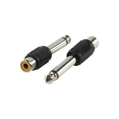 Valueline AC-021 Adaptador de cable RCA 6,35mm Macho Hembra Valueline AC-021 Adaptador de cable RCA 6,35mm Macho Hembra