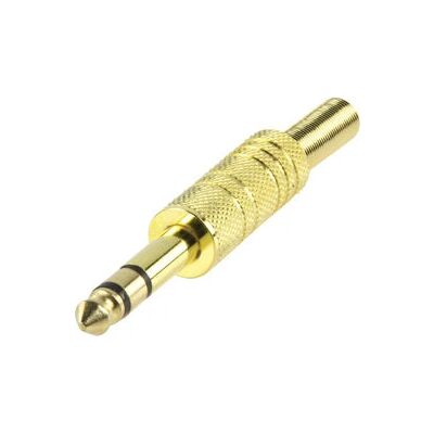 Conector de cable de audio estéreo Valueline JC-033 Dorado Conector de cable de audio estéreo Valueline JC-033 Dorado