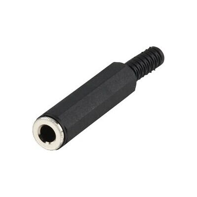 Conector mono jack Valueline JC-106 - Audio, Negro Conector mono jack Valueline JC-106 - Audio, Negro