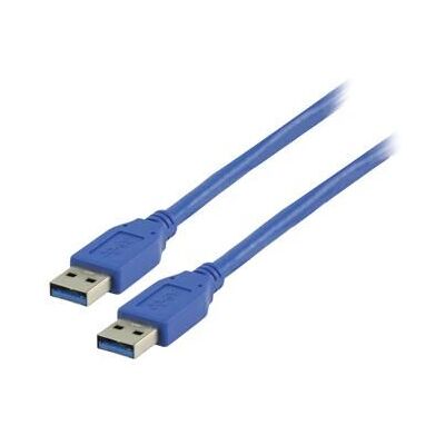 Câble USB Valueline 3m USB 3.0 USB A - A - Bleu - Publicité Câble USB Valueline 3m USB 3.0 USB A - A - Bleu - Publicité