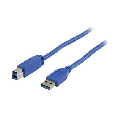 Valueline Câble USB 3.0 A-B 2m - USB 3.2 Gen 1 Bleu Valueline Câble USB 3.0 A-B 2m - USB 3.2 Gen 1 Bleu