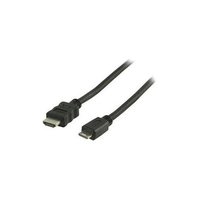 Valueline Vlvp34500b10 High Speed HDMI met Ethernet - 1m Zwart - HDMI Kabel Valueline Vlvp34500b10 High Speed HDMI met Ethernet - 1m Zwart - HDMI Kabel