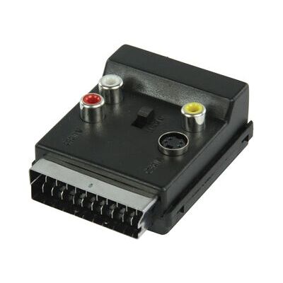 Adaptador de cable de video Valueline VLVP31903B - SCART, RCA, S-Video - Negro Adaptador de cable de video Valueline VLVP31903B - SCART, RCA, S-Video - Negro