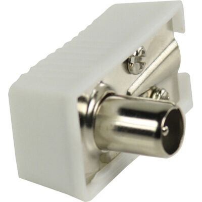 Valueline VLSP40900W Weiße Koaxialstecker - Coax Connector Valueline VLSP40900W Weiße Koaxialstecker - Coax Connector