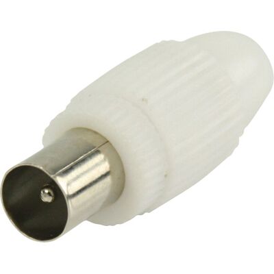 Valueline VLSP40903W Koaxialstecker - 2 Stück Valueline VLSP40903W Koaxialstecker - 2 Stück
