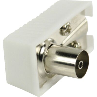 Valueline VLSP40920W Koaxialstecker - Koaxial-Design für Antennen Valueline VLSP40920W Koaxialstecker - Koaxial-Design für Antennen