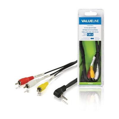 Câble Audio VALUELINE 3,5 m/3x RCA 1 m - Câble Audio - Publicité Câble Audio VALUELINE 3,5 m/3x RCA 1 m - Câble Audio - Publicité
