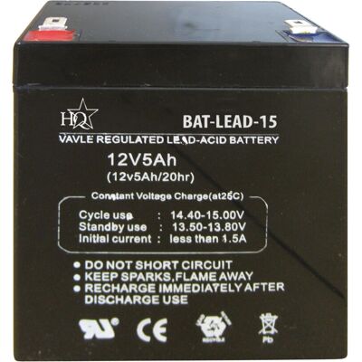 HQ Lead-15 UPS-batteri - Lukket bly-syre (VRLA) 12 V HQ Lead-15 UPS-batteri - Lukket bly-syre (VRLA) 12 V