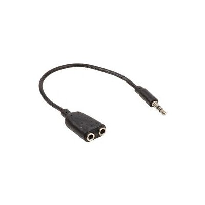 Valueline VLAP22100B02 Audiokabel - 0,2 m, 3,5 mm, Schwarz Valueline VLAP22100B02 Audiokabel - 0,2 m, 3,5 mm, Schwarz