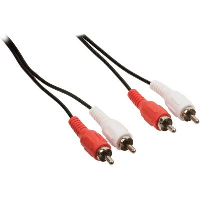Valueline VLAP24200B20 2 m ljudkabel - RCA - Svart, Röd, Vit Valueline VLAP24200B20 2 m ljudkabel - RCA - Svart, Röd, Vit