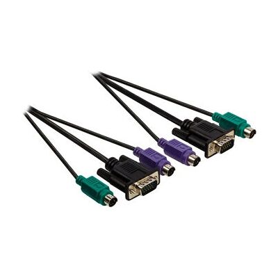 Câble VGA Valueline VGA / 2x PS2, 2m Noir - Publicité Câble VGA Valueline VGA / 2x PS2, 2m Noir - Publicité