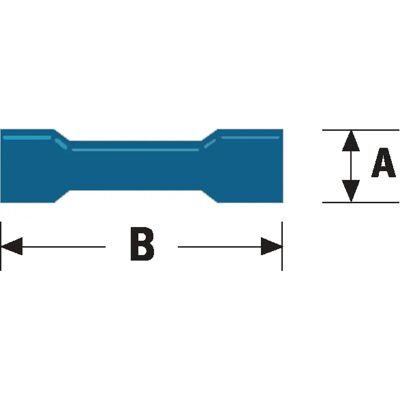 Valueline St-131 Blauwe Kabelklem - Elektrisch connector Valueline St-131 Blauwe Kabelklem - Elektrisch connector