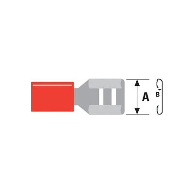 Valueline ST-065 Rood kabelschoen - wire connector Valueline ST-065 Rood kabelschoen - wire connector