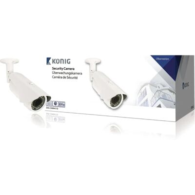 Caméra de sécurité blanche König SAS-CAM4110 - Publicité Caméra de sécurité blanche König SAS-CAM4110 - Publicité