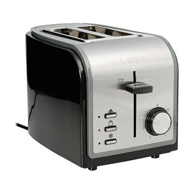 König - KN-BT10 - Zwart - 2 sneetjes - Toaster König - KN-BT10 - Zwart - 2 sneetjes - Toaster