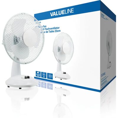 ValueLine Cables VL-FN09 - Blanc - Ventilateur domestique - Publicité ValueLine Cables VL-FN09 - Blanc - Ventilateur domestique - Publicité
