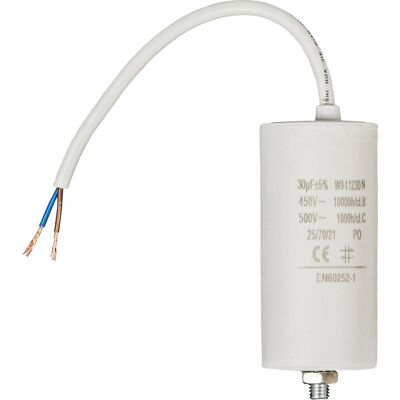 Fixapart W9-11230N Kondensator - Fast Cylindrisk 30uF 450V Fixapart W9-11230N Kondensator - Fast Cylindrisk 30uF 450V