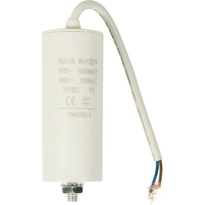 Fixapart W9-11220n Kondensator 20uF 450V mit Kabel Fixapart W9-11220n Kondensator 20uF 450V mit Kabel