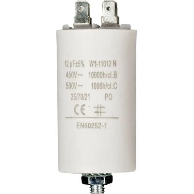 Fixapart W1-11012N 12uF 450V Kondensator - Weiß Fixapart W1-11012N 12uF 450V Kondensator - Weiß