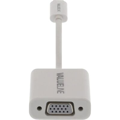 Adaptateur USB-C vers VGA Valueline VLCP64850W02 - 0,15m - Publicité Adaptateur USB-C vers VGA Valueline VLCP64850W02 - 0,15m - Publicité