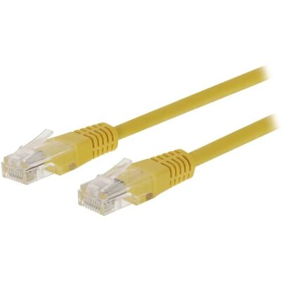 Valueline VLCT85000Y30 Câble Réseau UTP Cat5e 3m Jaune Valueline VLCT85000Y30 Câble Réseau UTP Cat5e 3m Jaune