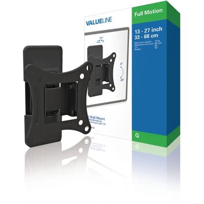 Valueline - VLMFM1S - 27in - Black - Support mural TV - Publicité Valueline - VLMFM1S - 27in - Black - Support mural TV - Publicité