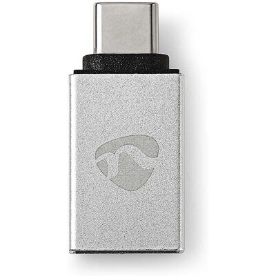 Nedis USB-C Adapter - Unterstützt USB 3.2 Gen 1 - Silber - Kabel Gender Changer Nedis USB-C Adapter - Unterstützt USB 3.2 Gen 1 - Silber - Kabel Gender Changer
