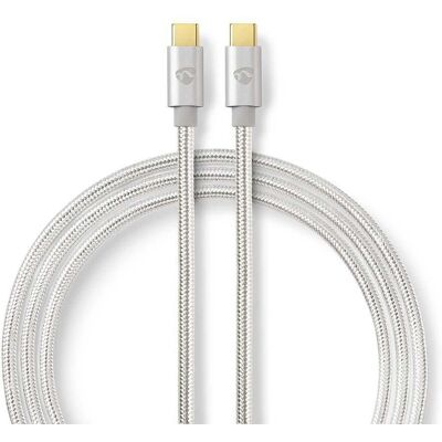 Nedis Aluminium USB-C-kabel - USB 3.2 Gen 2 - 1m Nedis Aluminium USB-C-kabel - USB 3.2 Gen 2 - 1m