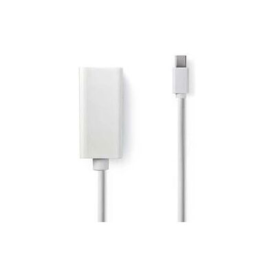 Nedis Model CCGP37650WT02 - Adapter Kablowy Wideo 0,2 m Mini DisplayPort HDMI Biały Nedis Model CCGP37650WT02 - Adapter Kablowy Wideo 0,2 m Mini DisplayPort HDMI Biały