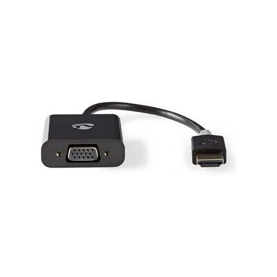 Nedis HDMI till VGA Adapter - 0,2m Anthracite - Videokabeladapter Nedis HDMI till VGA Adapter - 0,2m Anthracite - Videokabeladapter