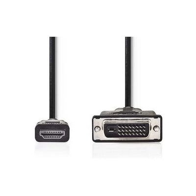 Adattatore cavo video HDMI a DVI-D 3m Nedis - Nero Adattatore cavo video HDMI a DVI-D 3m Nedis - Nero