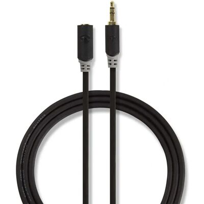 Nedis CABW22050AT100 Anthrazit 3,5 mm Stereo-Audiokabel - 10 m Nedis CABW22050AT100 Anthrazit 3,5 mm Stereo-Audiokabel - 10 m