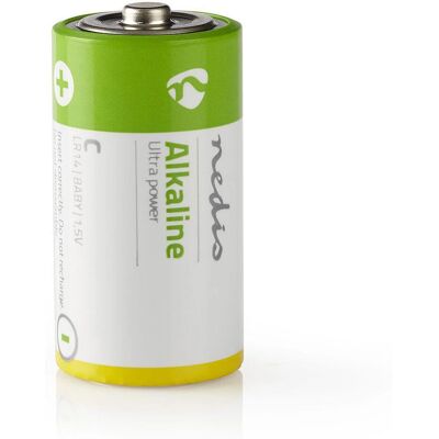 Nedis LR14 Alkaline C Batterie - 2 Stück Nedis LR14 Alkaline C Batterie - 2 Stück