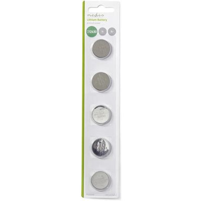 Nedis CR2430 Lithium-Knopfzelle - Batterietyp: CR2430, 3V, Silber Nedis CR2430 Lithium-Knopfzelle - Batterietyp: CR2430, 3V, Silber